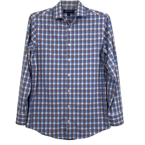 Mizzen + main Other - Mizzen+Main Leeward Shirt men’s medium trim, blue check rn 157281 poly/spandex
